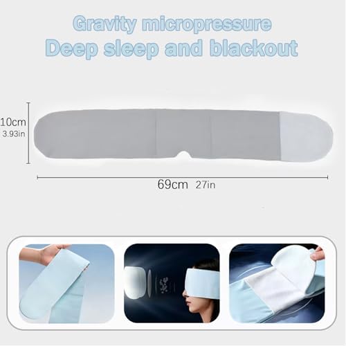 Silk Sleep Mask, Soft Pressureless Cooling Blackout Eye Covers - Image 2