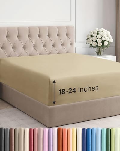 CGK Linens Extra Deep Queen Fitted Sheet by CGKUnlimited