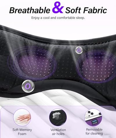 LC-dolida Sleep Headphones, Sleep Mask - Image 4
