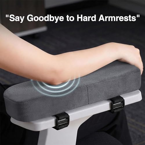 Smiry Memory Foam Office Chair Armrest Pads, Non-Slip Armrest Cushion - Image 3