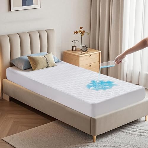 BEDLORE Waterproof Twin XL Mattress Protector, Deep Pocket, College Dorm by Bedlore