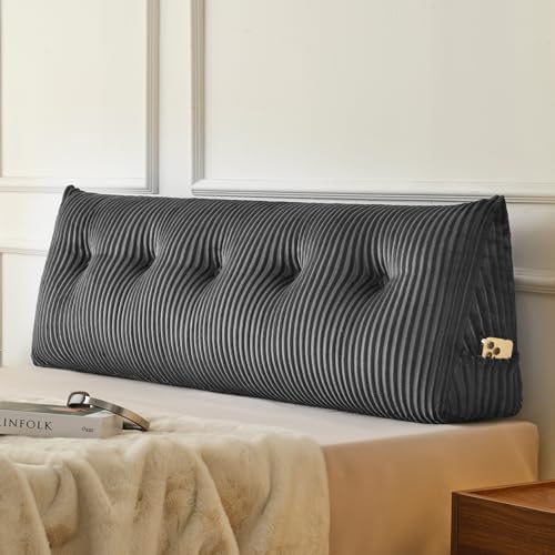Z-hom Headboard Pillow, Wedge Backrest Cushion, Queen Size, NO Roll Pillow by Z-HOM