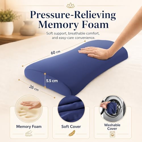 Lumbar Support Pillow for Bed Relief Back Pain: Lower Back Pillow for Sleeping - Image 7
