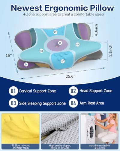 Cervical Neck Pillow for Pain Relief - Image 4