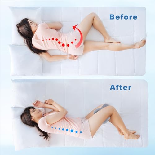 anzhixiu Short Knee Pillow for Side Sleeper Between Legs Aligns Spine - Image 6