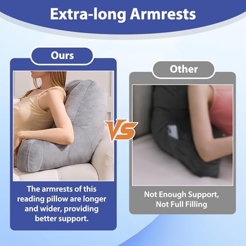 IASEAHK Reading Pillow, Back Pillow - Image 4