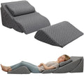Adjustable Orthopedic Bed Wedge Pillow Set, Post Surgery Recovery, Memory Foam by LENORA