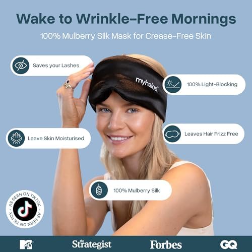 MyHalos 3D Mulberry Silk Sleep Mask - Image 2