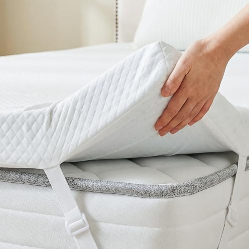 DUMOS 2 Inch King Memory Foam Mattress Topper Pad by DumosLifestyle