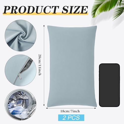 Hahafelt 2 Pack 7"x11" Cooling Small Pillowcase - Image 2