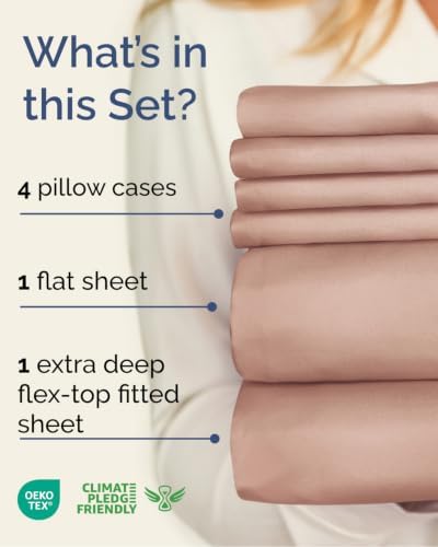 Extra Deep Flex Top Split Head King Sheet Set - Image 2
