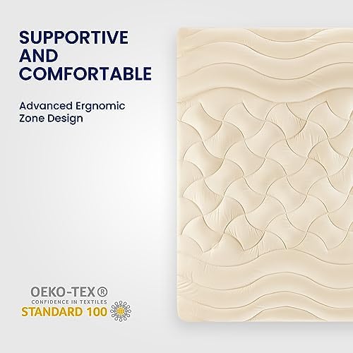 SLEEP ZONE Full Size Cooling Mattress Topper - Image 3