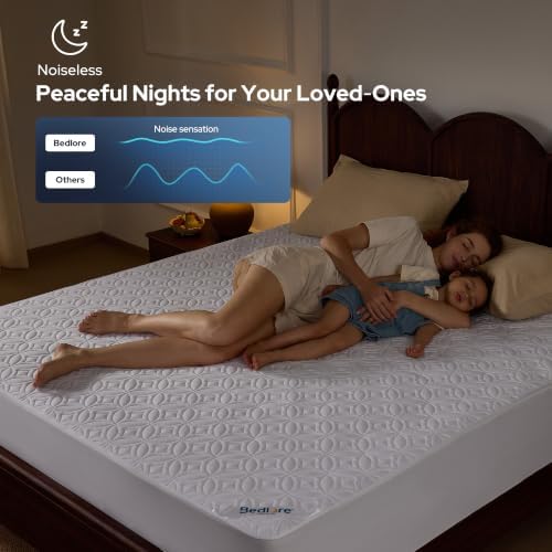 BEDLORE Waterproof Mattress Protector, Queen Size Mattress Pad Noiseless - Image 4