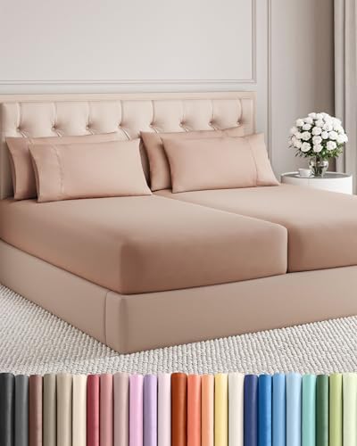 Split King 7 Piece Bed Sheet Set by CGKUnlimited