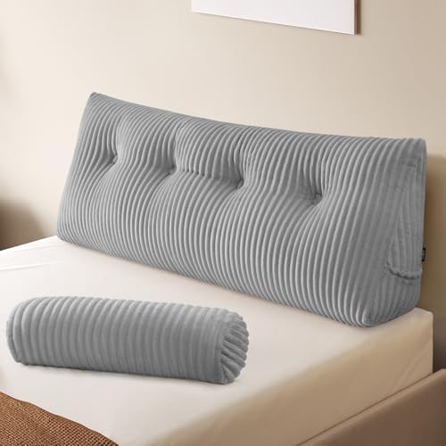 Z-hom Headboard Pillow, Wedge Backrest Cushion, Full Size, ONE Roll Pillow by Z-HOM