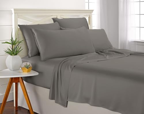 King Sheets by Pure Bamboo, Genuine 100% Organic Viscose Derived from Bamboo - Image 5