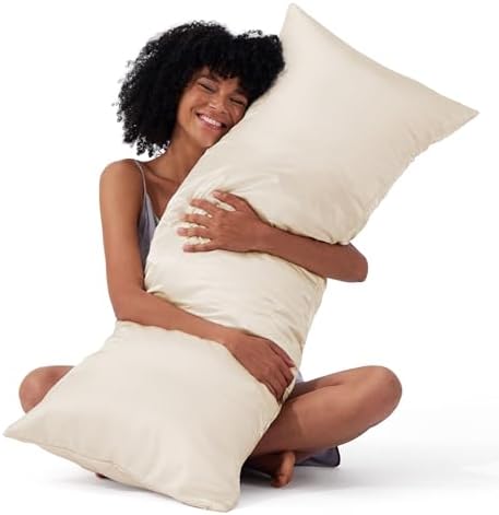 Bedsure Satin Body Pillow Cover by BEDSURE