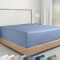 Soft Natural 100% Cotton Sateen Full Size Fitted Sheets by CaliforniaDesignDen