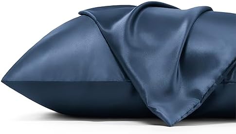 Bedsure Satin Pillowcase with Zipper, King Pillow Cases Set of 2 - Image 6