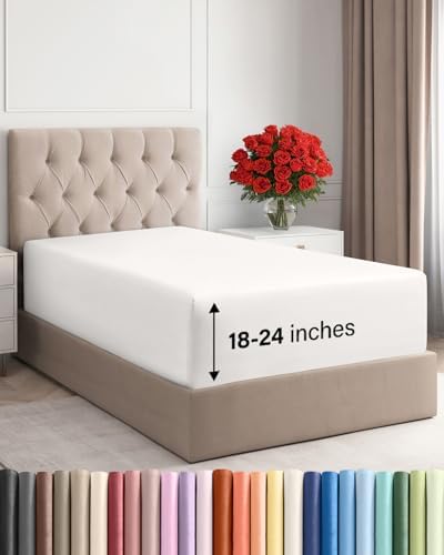 CGK Linens Extra Deep Twin Fitted Sheet by CGKUnlimited