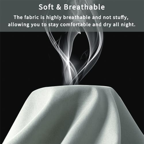 Ruffle Pillow Case Standard Size Set of 2, Light Blue - Image 6