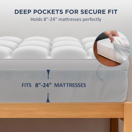 Twin Size Dual Layer 4 Inch Memory Foam Mattress Topper - Image 3