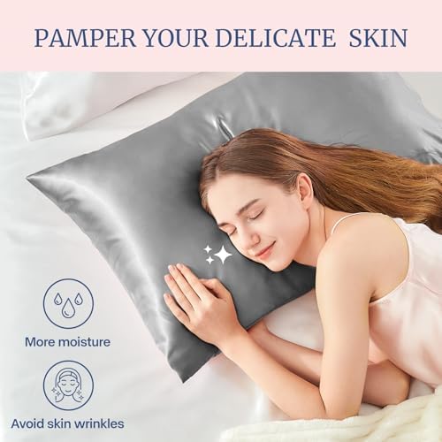 BEDELITE Satin Pillowcases, Small King 20x36 Inch - Image 4