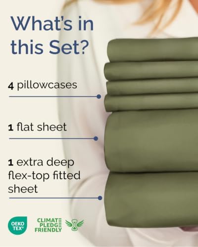 Flex Top Split Head King 6 Piece Sheet Set - Image 2