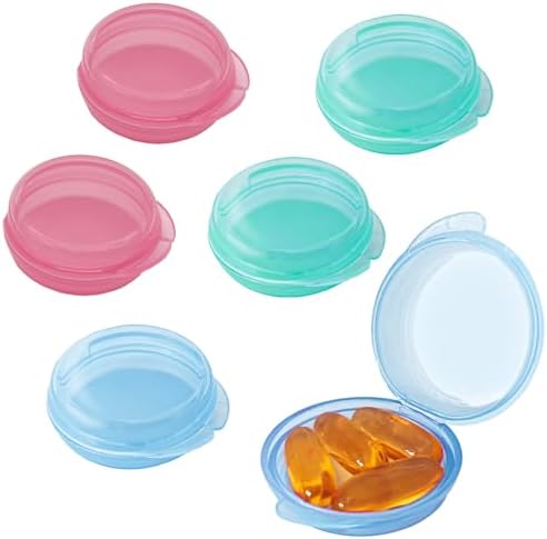 Small Pill Box, Daily Mini Pill Organizer Portable by UHOUSE