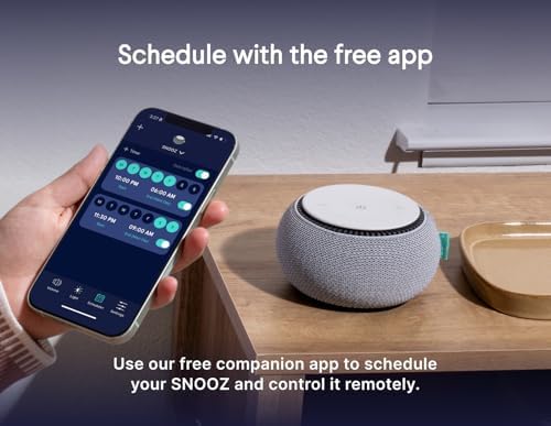 SNOOZ Original Smart White Noise Sound Machine, Real Fan Inside - Image 4