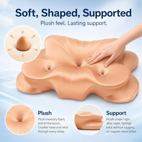 Cervical Memory Foam Pillow, Neck Pain Relief - Image 5