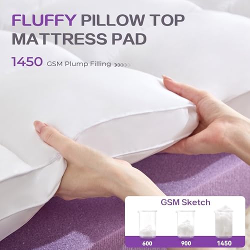 SINWEEK Dual Layer 5 Inch Memory Foam Mattress Topper Twin XL Size - Image 6
