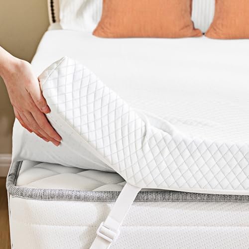 Sweetcrispy Queen Size Mattress Topper, Memory Foam Pad, 2 Inch by Sweetcrispy