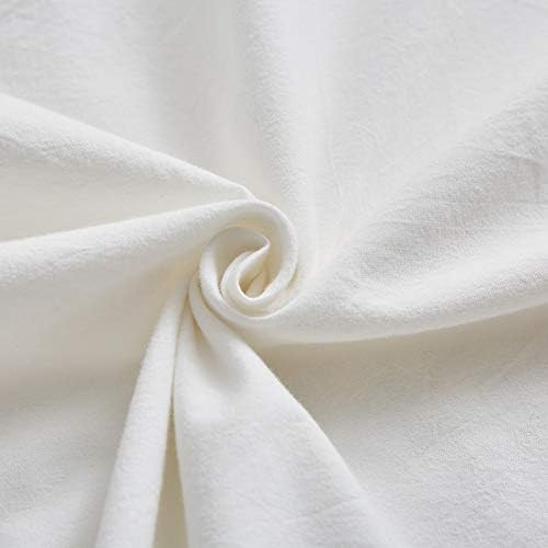 Mywinlle Off White Ruffle Decorative Throw Pillow Covers 18"x18" - Image 6