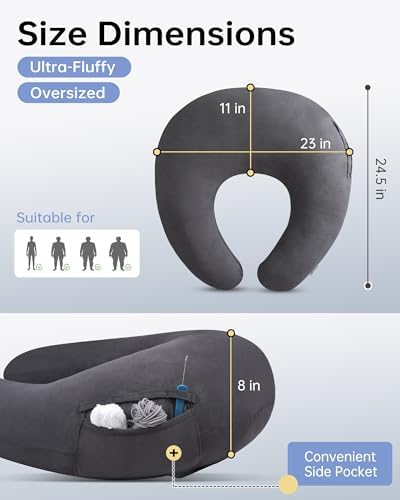 ENITYA Extra Large Ergonomic Reading Pillow - Image 6