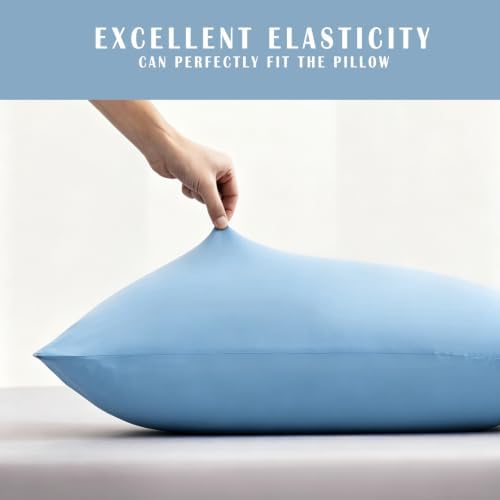 TELUS Cooling Pillowcases Queen Size 2-Pack, Silky Soft Breathable Pillow Case - Image 6