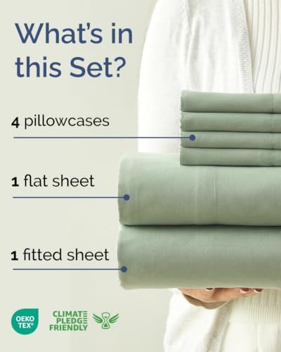 Queen 6 Piece Bed Sheet Set - Image 2