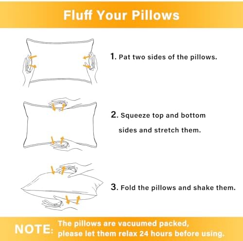 1 MIDDLE ONE 2 Pack Small Pillow, Cooling Memory Foam Mini Pillow 11 X 7 Inches - Image 7