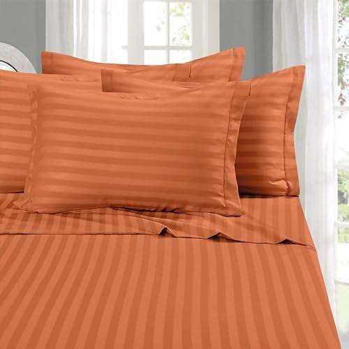 Elegant Comfort 4-Piece Damask Stripe Sheet Set by ELEGANTCOMFORT