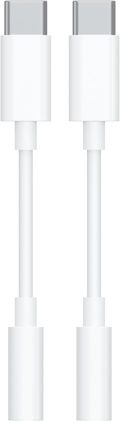 USB-C to 3.5mm Audio Headphone Adapter - HiFi 2 Pack Compatible with Apple iPhone 16 15 Samsung Galaxy S25 S24 S23 S22 S21 Plus Pro Max Ultra Pixel iPad - Type C to Aux Cord Jack Dongle Adapter