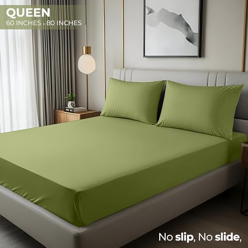 Queen Fitted Sheet, Ultra Soft Fits Up to 15 Inch Deep Pocket - Image 2