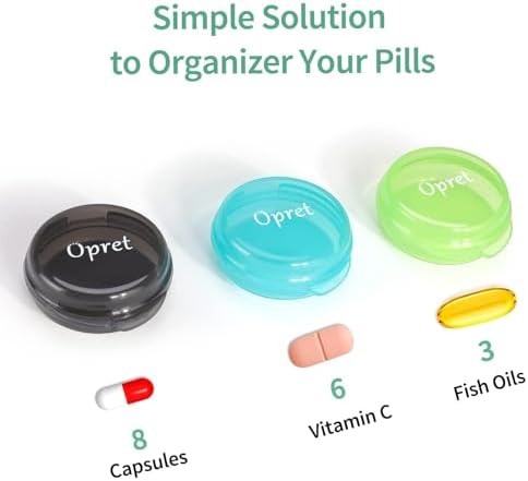 Opret Small Pill Box Portable for Pocket - Image 2