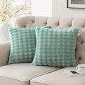 SOCHOW Decorative Throw Pillow Covers 18x18 Inches Set of 2, Sage Green by SOCHOW