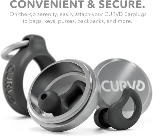CURVD Ear Plugs for Sleeping, Noise Blocking Earplugs, 28dB SNR - Image 2