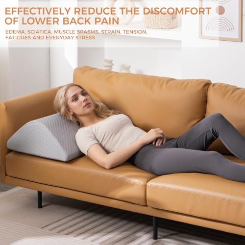 Knee Wedge Pillow for Post-Surgery Recovery-Leg Elevation Support for Sleep - Image 4