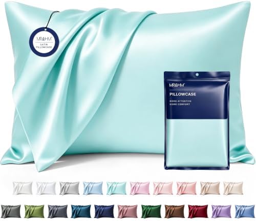 MR&HM Satin Pillowcase 2 Pack, Queen Size 20"x30" by MRHM