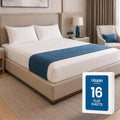 Bulk 16-Pack King Flat Sheet Only, Hotel Top Sheet by UTOPIABEDDING
