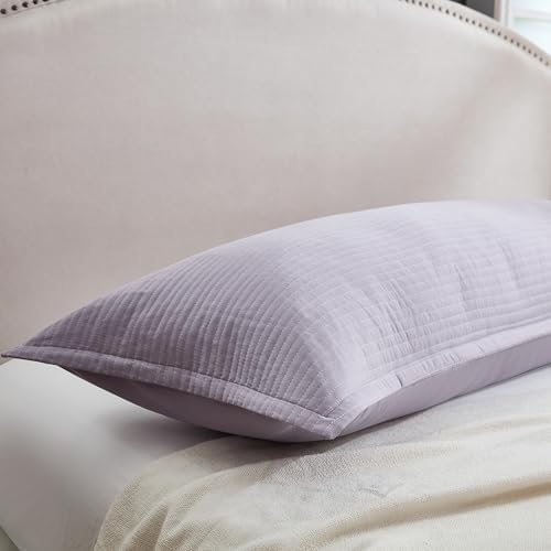 Quilted Body Pillow Cover, Striped Long Size 21"x54" Body Pillowcase 1PC Soft - Image 5