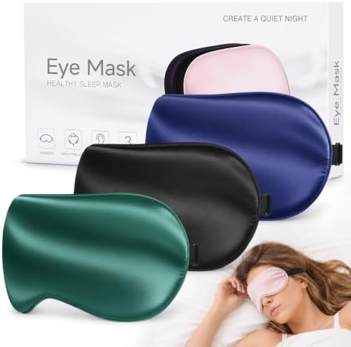 Silk Sleep Mask, Light Blocking Eye Mask by HOME