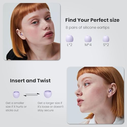 JUSTRVN Ear Plugs for Sleeping, 2 Pairs of Stylish Reusable Noise Reduction - Image 4